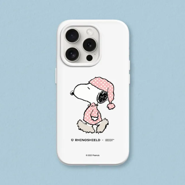 【RHINOSHIELD 犀牛盾】iPhone 14系列  SolidSuit背蓋手機殼/史努比-Snoopy Go to sleep(Snoopy)