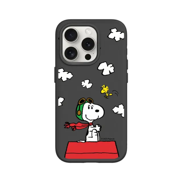 【RHINOSHIELD 犀牛盾】iPhone 14系列  SolidSuit背蓋手機殼/史努比-小小飛行員(Snoopy)