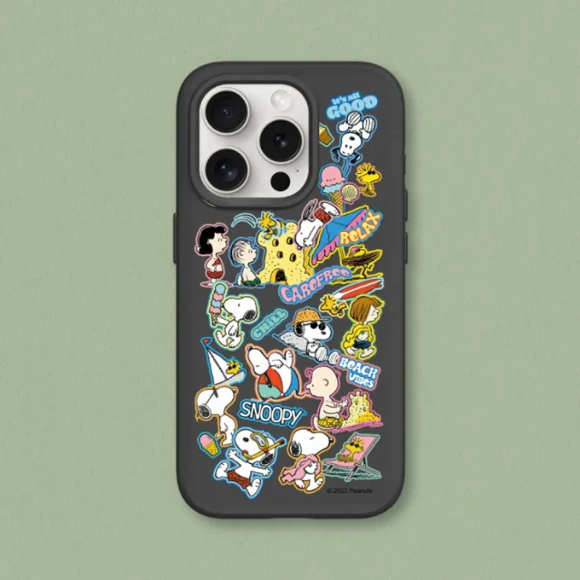 【RHINOSHIELD 犀牛盾】iPhone 14系列  SolidSuit背蓋手機殼/史努比-夏日活動(Snoopy)