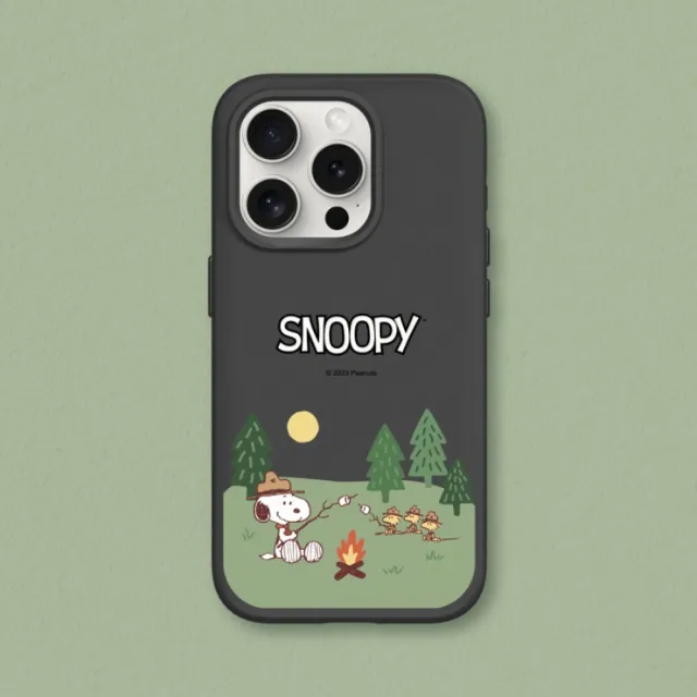 【RHINOSHIELD 犀牛盾】iPhone 11系列  SolidSuit背蓋手機殼/史努比-露營趣(Snoopy)