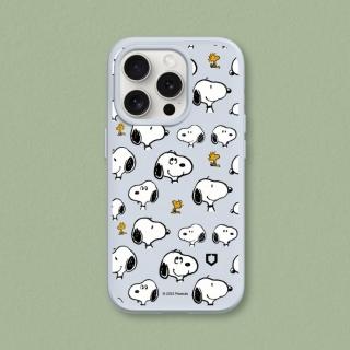 【RHINOSHIELD 犀牛盾】iPhone 12系列 SolidSuit背蓋手機殼/史努比-Sticker-Snoopy&胡士託(Snoopy)