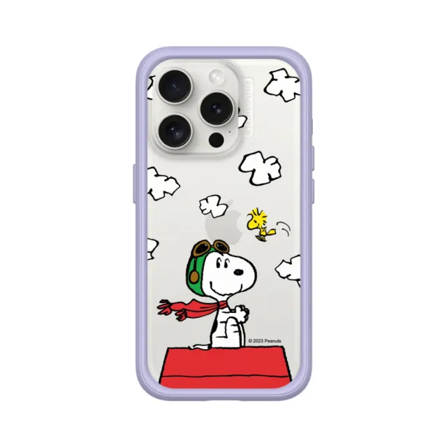 【RHINOSHIELD 犀牛盾】iPhone 15系列  Mod NX手機殼/史努比-小小飛行員(Snoopy)