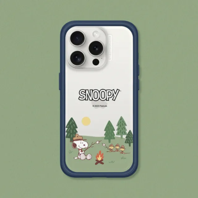 【RHINOSHIELD 犀牛盾】iPhone 15系列  Mod NX手機殼/史努比-露營趣(Snoopy)