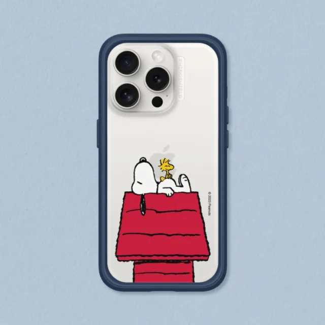 【RHINOSHIELD 犀牛盾】iPhone 15系列  Mod NX手機殼/史努比-Snoopy的慵懶時光(Snoopy)