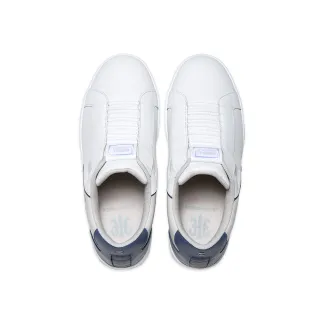【ROYAL Elastics】ADELAIDE 白藍真皮時尚休閒鞋(男 02633-055)
