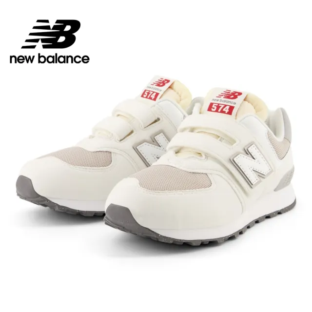 【NEW BALANCE】NB 童鞋_男童/女童_米白色_PV574RCD-W