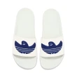 【adidas 愛迪達】x MARK GONZALES 涼拖鞋 Shmoofoil Slide 男鞋 女鞋 白 藍 一片拖(IE3086)