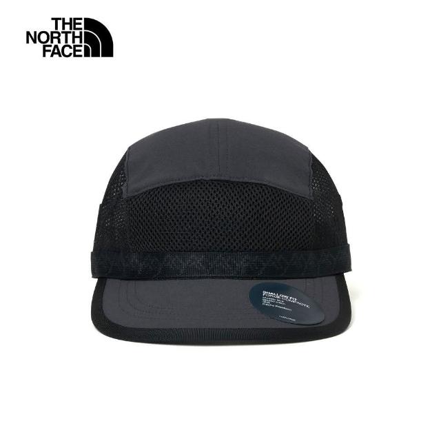 【The North Face】TNF 戶外帽 休閒 吸濕排汗  CLASS V WEBBING CAP 男女 黑(NF0A86S3KT0)