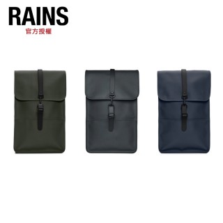 【Rains】Backpack 經典防水雙肩背長型背包(12200)