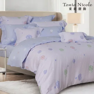 【Tonia Nicole 東妮寢飾】活動品-環保印染100%精梳棉兩用被床包組-春日圓舞曲(雙人)