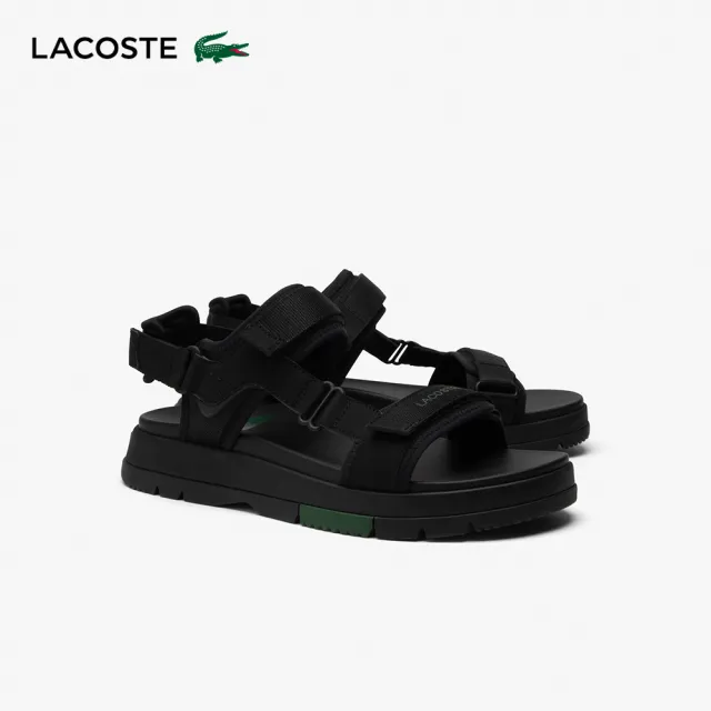 【LACOSTE】男鞋-Suruga休閒運動涼鞋(黑色)