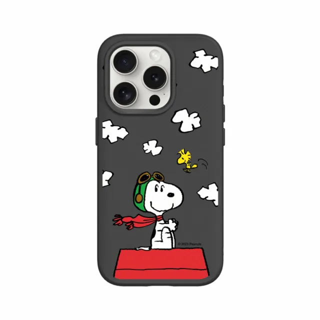 【RHINOSHIELD 犀牛盾】iPhone 12系列  SolidSuit MagSafe兼容 磁吸手機殼/史努比-小小飛行員(Snoopy)