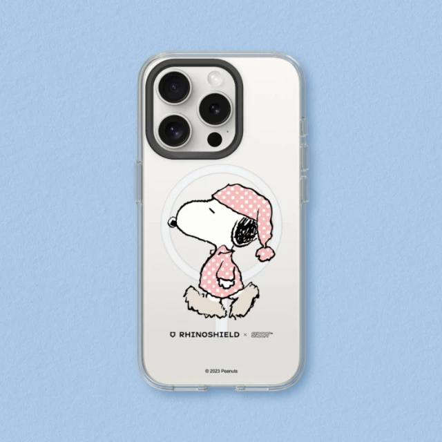 RHINOSHIELD 犀牛盾 iPhone 13系列 Clear MagSafe兼容 磁吸透明手機殼/Snoopy Go to sleep(史努比)