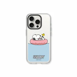 【RHINOSHIELD 犀牛盾】iPhone 13系列 Clear MagSafe兼容 磁吸透明手機殼/史努比-Chill moment(Snoopy)
