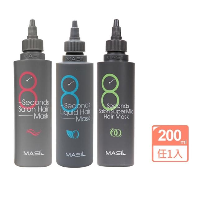 【韓國MASIL】8秒髮膜200ml任選1款(一般款/蓬鬆款/護髮款 國際航空版)