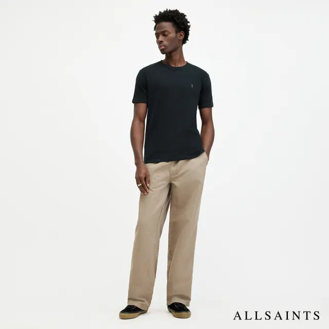 【ALLSAINTS】BRACE TONIC 公羊頭骨刺繡純棉修身短袖T恤 MD131G(2色任選)