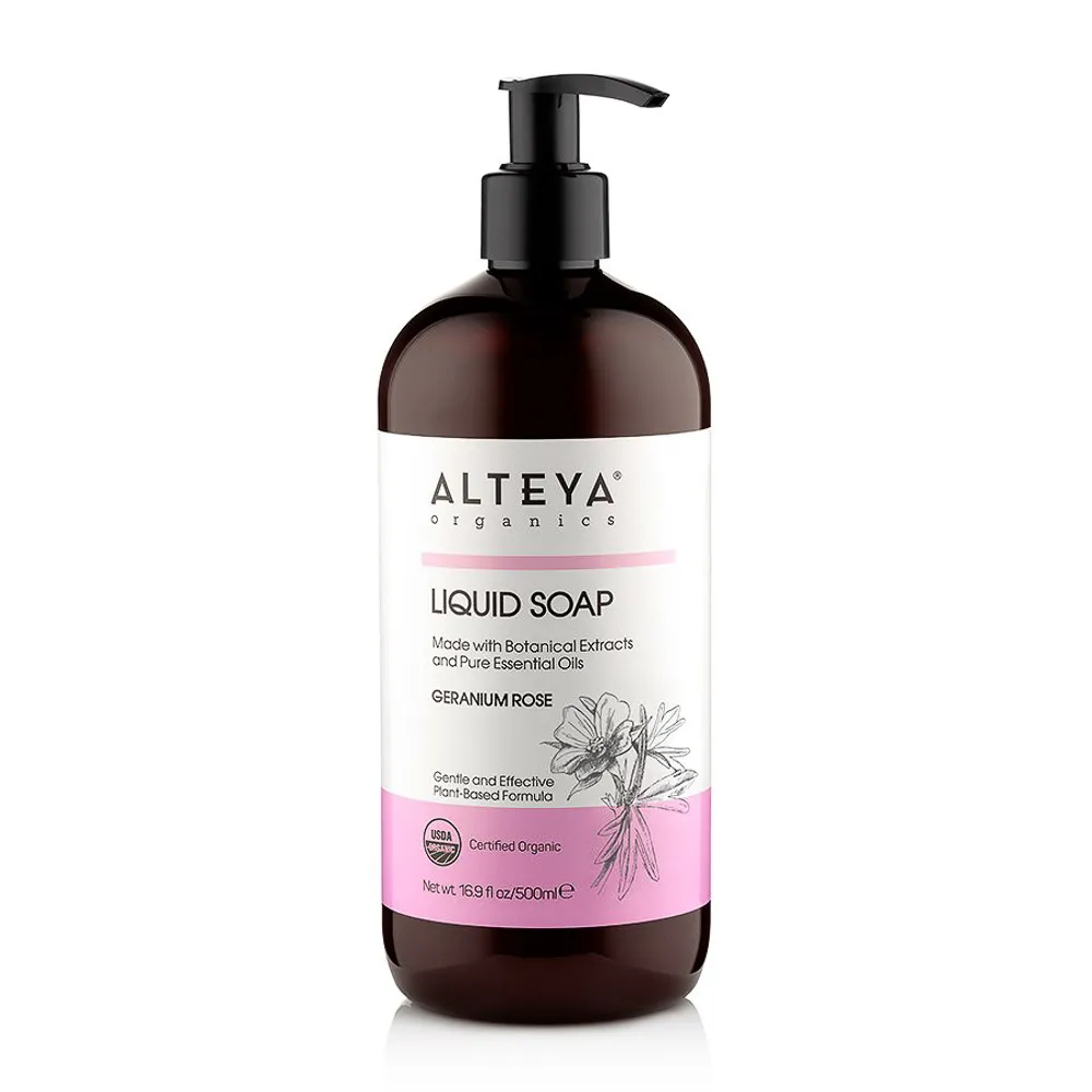 即期品【Alteya】天竺葵&玫瑰-液態皂(500ml)