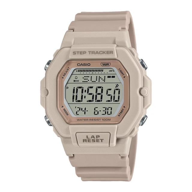 CASIO 卡西歐 電子女錶 計步 200組記憶 膠質錶帶 防水100米 LWS-2200H(LWS-2200H-4A)