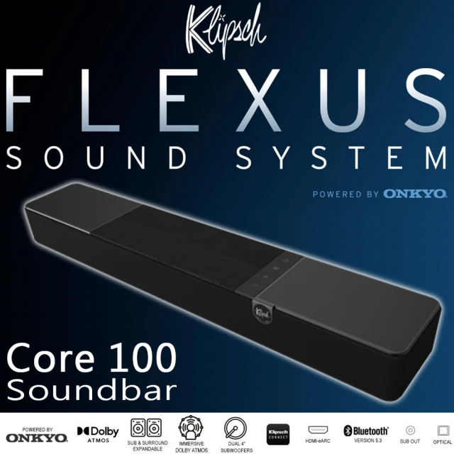 Klipsch Flexus系列 Core 100(Soundbar)