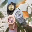 【CASIO 卡西歐】G-SHOCK WOMEN 農家橡樹 夏季日落 八角雙顯腕錶 母親節 禮物(GMA-P2100SG-4A)