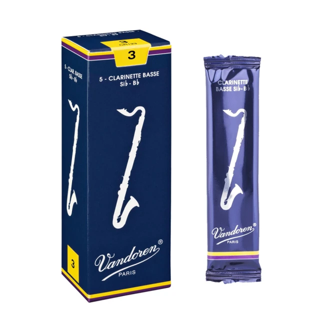 Vandoren BCL-V5 V5 Traditional 低音豎笛竹片 低音黑管竹片 10片裝(BASS Clarinet Bb reed)