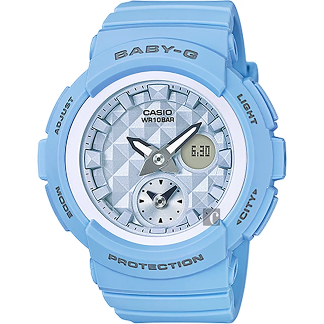 CASIO 卡西歐CASIO 卡西歐 Baby-G 愛旅行雙顯錶-藍(BGA-190BE-2ADR)