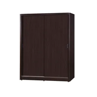 【顛覆設計】簡約5x7尺推門衣櫃/衣櫥(無鏡子)