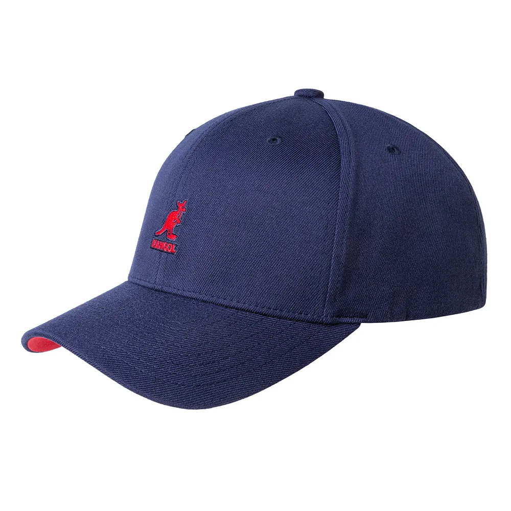 【KANGOL】WOOL FLEXFIT 棒球帽(海軍藍)