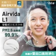 【ible】Airvida L1 穿戴式空氣清淨機 專利雙負離子出風口設計(黑/白/粉三款任選)