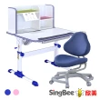 【SingBee 欣美】寬90cm 兒童桌椅組SBD-505A+168椅(書桌椅 兒童桌椅 兒童書桌椅 升降桌)