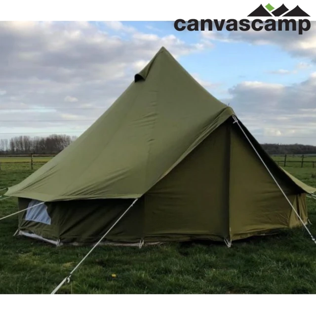 比利時 CanvasCamp 限量軍綠色/網牆鐘型帳篷/神殿帳/家庭帳篷/豪華露營/商業用(4米)