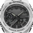 【CASIO 卡西歐】G-SHOCK 太陽能 碳核心防護藍牙雙顯手錶(GST-B500D-1A1)
