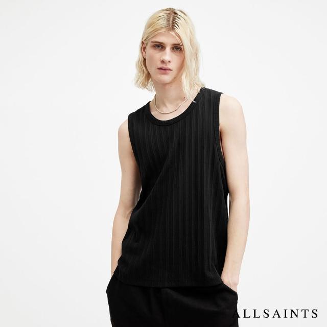 【ALLSAINTS】MADISON 棉質寬鬆無袖背心-黑 MD140Y(舒適版型)