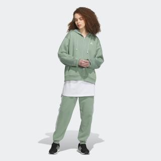 【adidas 愛迪達】連帽外套 抓絨 女 IK9894