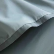 【WEDGWOOD】500織長纖棉Bi-Color薩佛素色 被套枕套組-板岩綠(雙人)