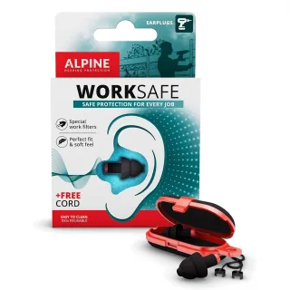 【ALPINE】WORKSAFE 頂級工作聽力保護耳塞(隔音耳塞 降噪耳塞)