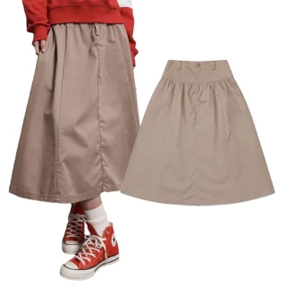 【CONVERSE】Yotd Skirt 女款 卡其色 CNY 龍年 新年 限定 長裙 10026813-A01