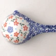【波蘭陶】Zaklady  湯勺 勺子 湯匙 服務匙 25cm 波蘭手工製(藍印紅花系列)