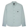 【CONVERSE】Oxford Shirt 男款 藍綠色 經典 緞紋 刺繡 棉質 襯衫 長袖 10026002-A02