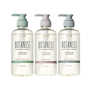 【BOTANIST】植物性洗髮精460mL/潤髮乳460g(受損護理型/髮肌淨化型/彈潤蓬鬆型)
