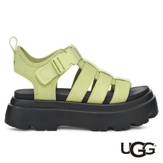 【UGG】女鞋/涼鞋/厚底涼鞋/真皮涼鞋/Cora(草綠色-UG1152698CTRP)