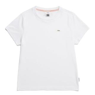 【國家地理服飾官方旗艦】女裝 TRUTA LOGO 短袖上衣 - 小LOGO白色(女裝短袖/透氣佳/LOGO設計)