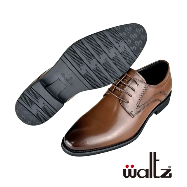 【Waltz】上班族首選 紳士鞋 真皮皮鞋(4W512068-06 華爾滋皮鞋)