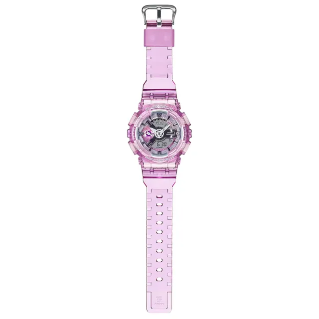 【CASIO 卡西歐】G-SHOCK 未來系列 半透明女錶手錶 送禮 禮物 推薦(GMA-S110VW-4A)