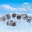 【CASIO 卡西歐】G-SHOCK 40周年透明限量版透視機芯手錶(GMA-S114RX-7A)