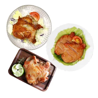 【優鮮配】去骨雞腿排8片任選組-直播搶購品(日式雞腿排/嫩煎雞腿排/松露雞腿排)