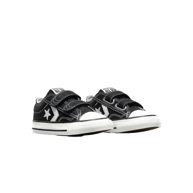 【CONVERSE】One Star 童鞋 小童 黑色 魔鬼氈  低筒 匡威 帆布鞋 休閒鞋 A06893C