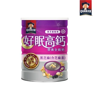 【QUAKER 桂格】好眠高鈣營養全穀奶(600g/罐)