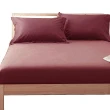 【LUST】素色床包/100%純棉//精梳棉床包/台灣製造《3.5尺單人加大+1枕套》《不含被套》