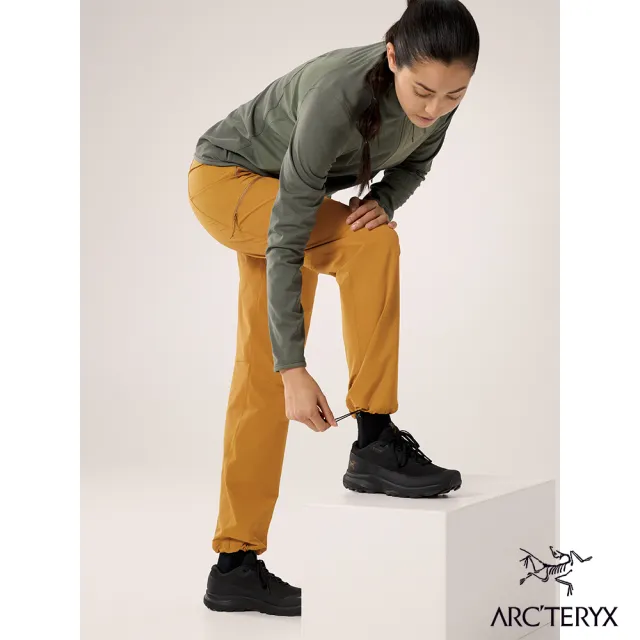 【Arcteryx 始祖鳥官方直營】女 Gamma 軟殼長褲(育空褐)